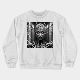 Mortal woman's burning eyes Crewneck Sweatshirt